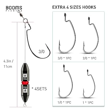 Amazon | Booms Fishing TR1 テキサスリグ バス釣り 釣り